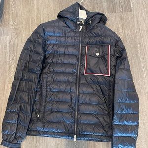 Blue navy moncler padded jacket